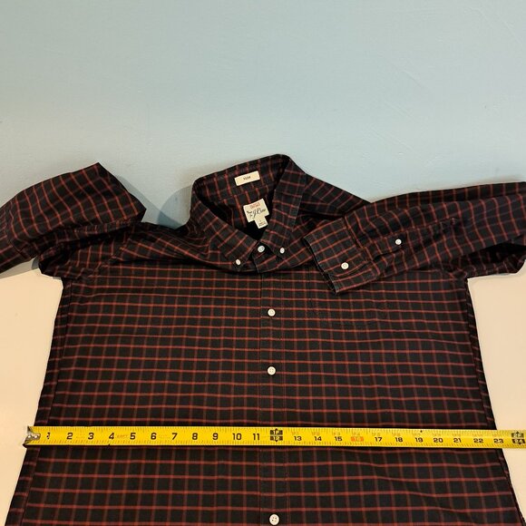J. Crew Men's Large All Cotton Oxford Slim Fit Button Down Shirt Style #J1032 - Picture 12 of 15